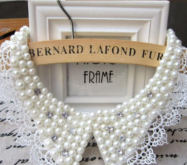 Handmade Jewelry Vintage Crystal Collar