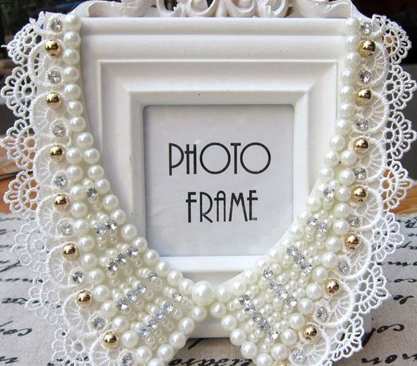 Handmade Jewelry Vintage Crystal Collar