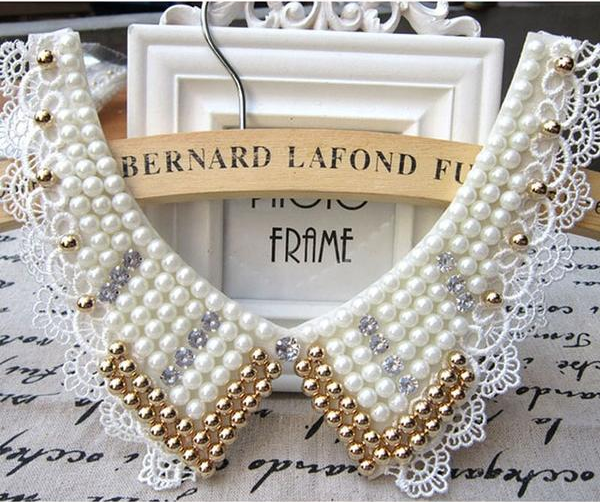 Handmade Jewelry Vintage Crystal Collar