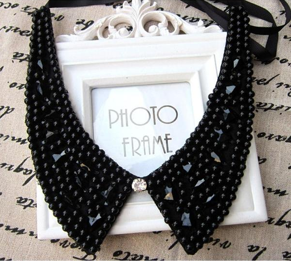 Handmade Jewelry Vintage Crystal Collar
