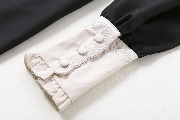 Lolita Black White Vintage Gothic Style Dress