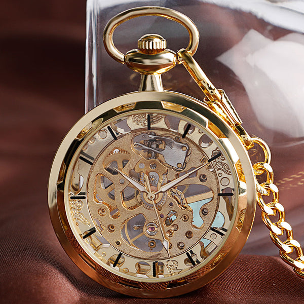 Skeleton Steampunk Pocket Watch