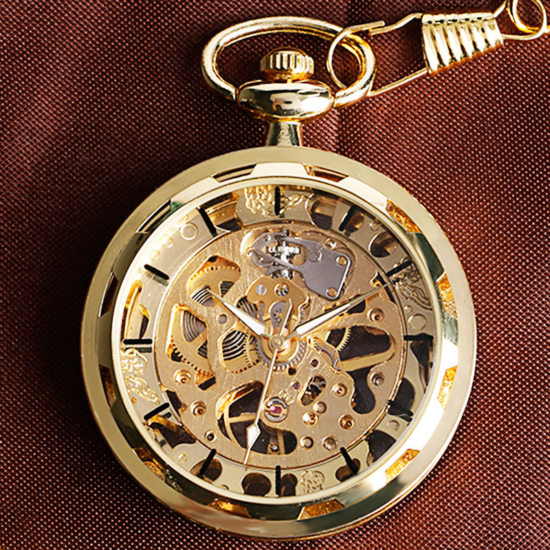 Skeleton Steampunk Pocket Watch