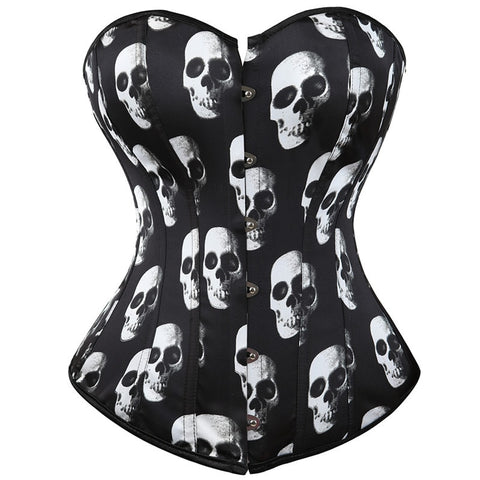 Skull Bustiers & Corsets Fashion Vintage Style
