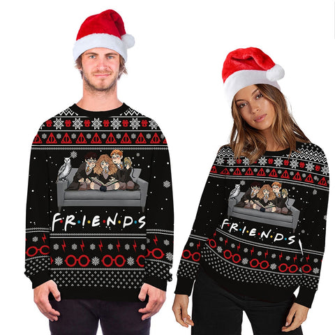 Ugly Christmas Sweater with Fun 3D Prints