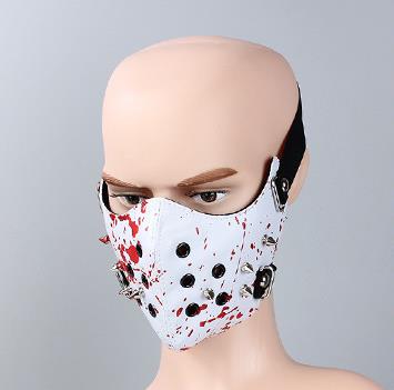 Spikes Rivets Eyelets Punk Mask