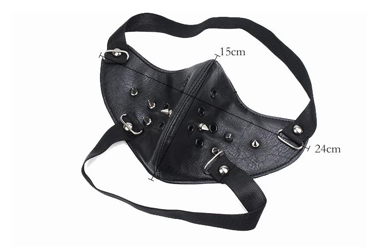 Spikes Rivets Eyelets Punk Mask