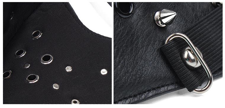 Spikes Rivets Eyelets Punk Mask