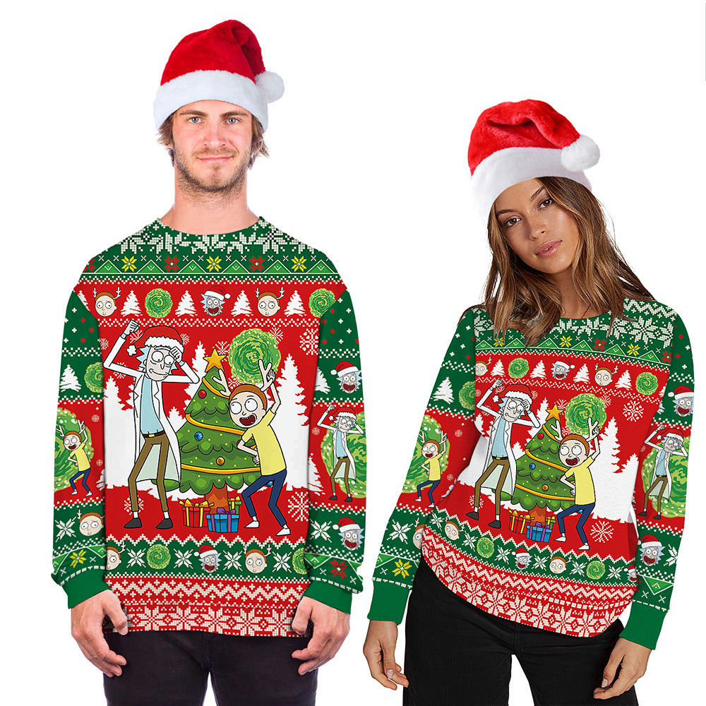 Ugly Christmas Sweater with Fun 3D Prints