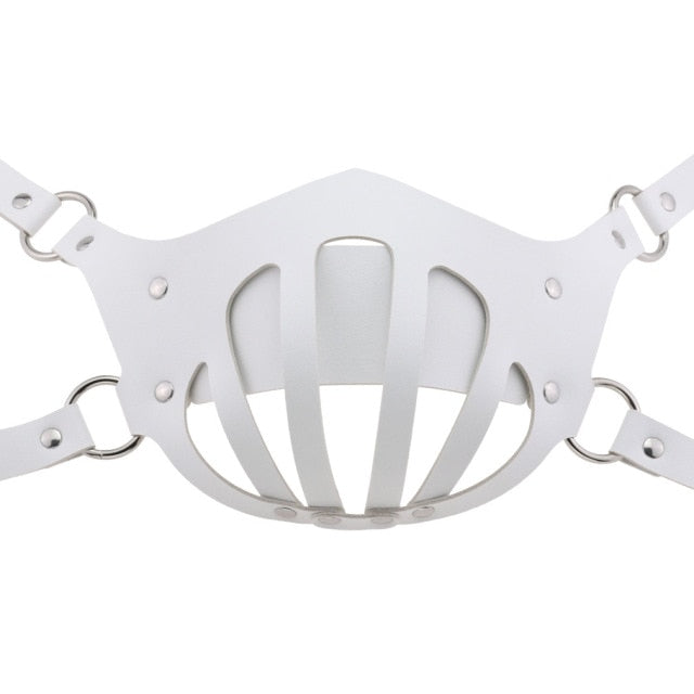 Decopunk Punk Leather Mouth Face Mask