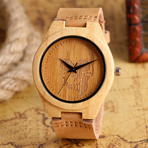 Skull Gothic Style Wood Watches