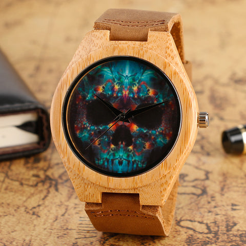 Skull Gothic Style Wood Watches