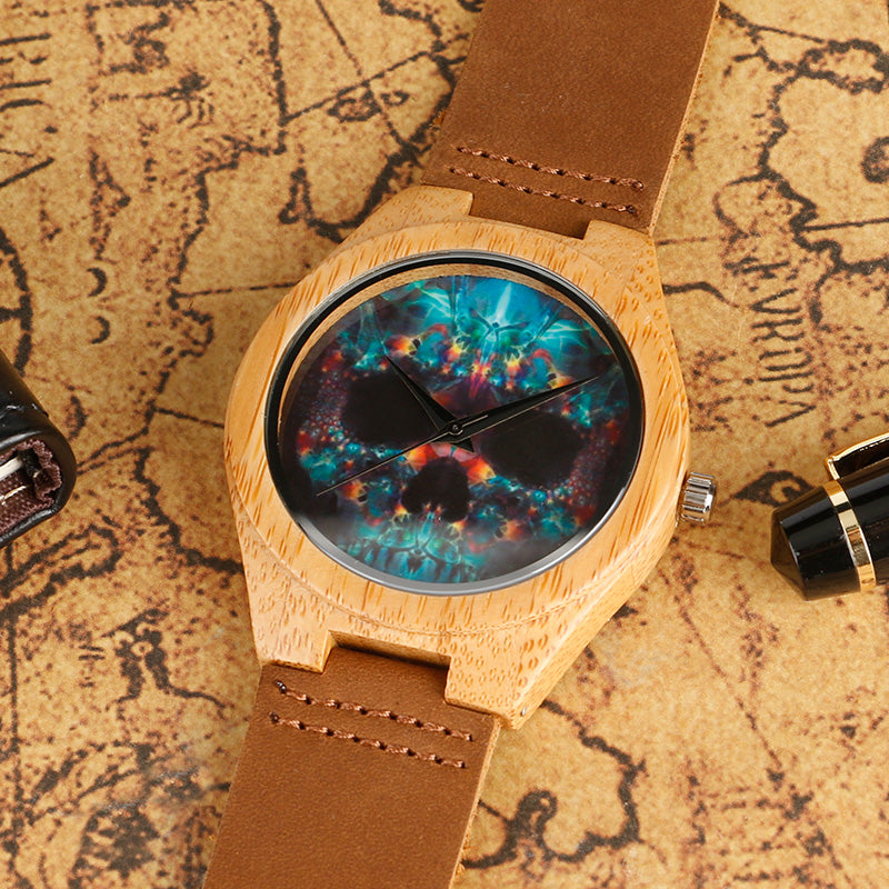 Skull Gothic Style Wood Watches