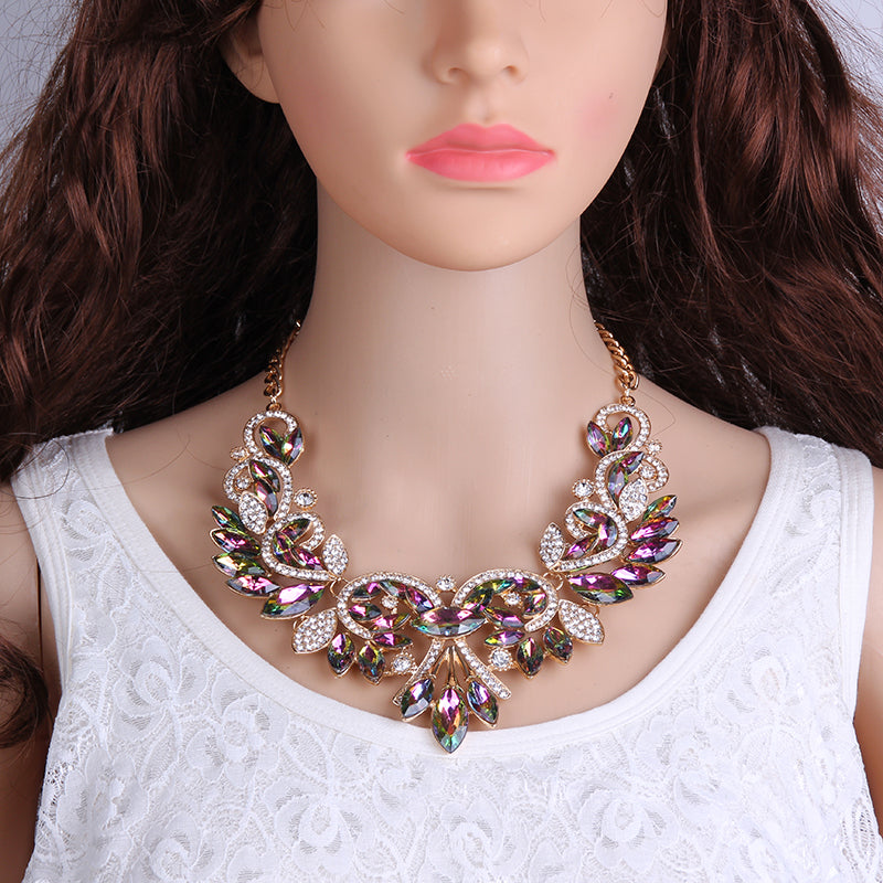 Vintage Crystal Statement Necklaces