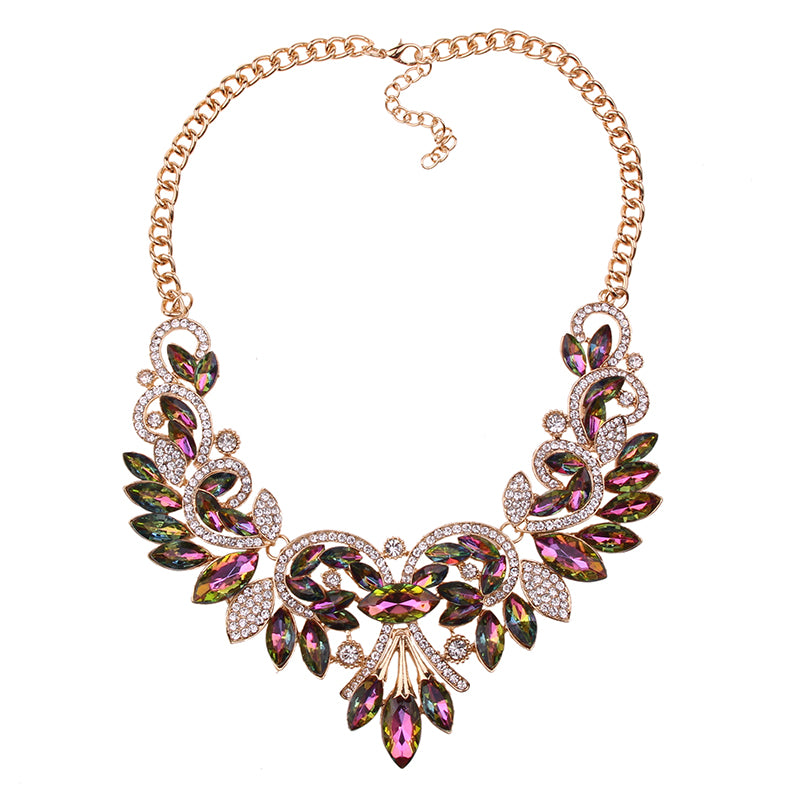 Vintage Crystal Statement Necklaces