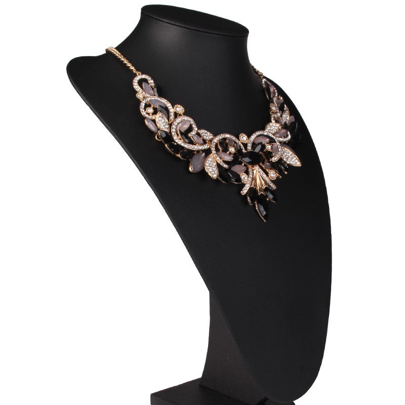 Vintage Crystal Statement Necklaces