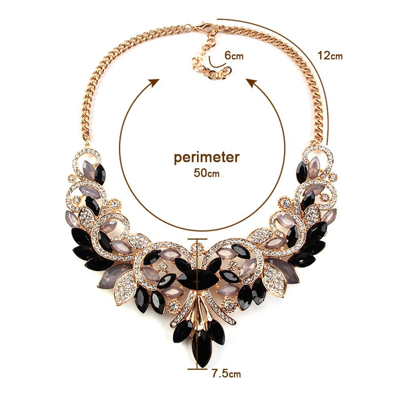 Vintage Crystal Statement Necklaces