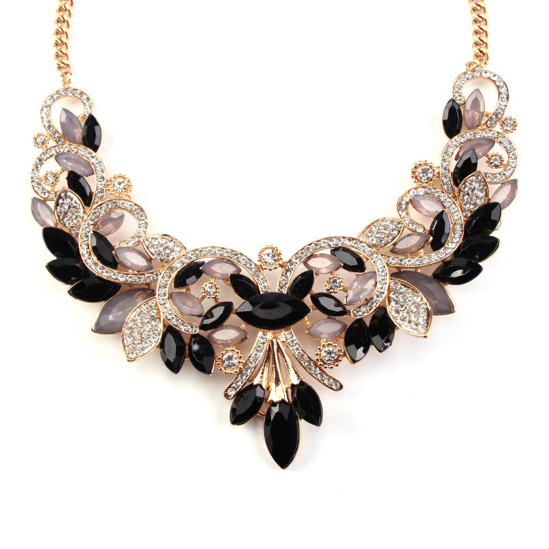 Vintage Crystal Statement Necklaces AppleMango Hive