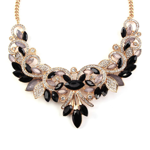 Vintage Crystal Statement Necklaces