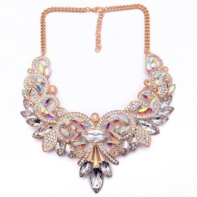 Vintage Crystal Statement Necklaces