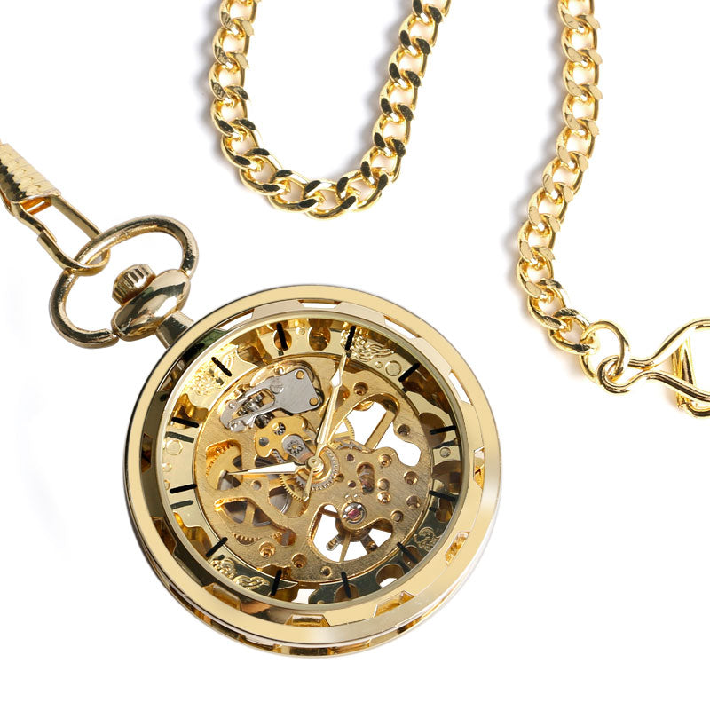 Skeleton Steampunk Pocket Watch