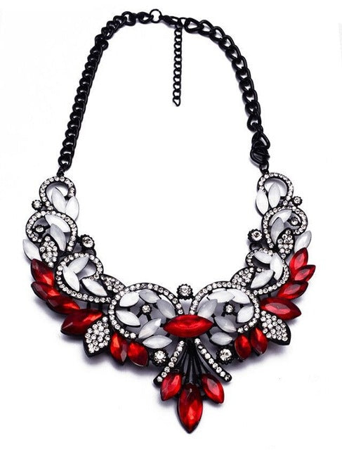 Vintage Crystal Statement Necklaces