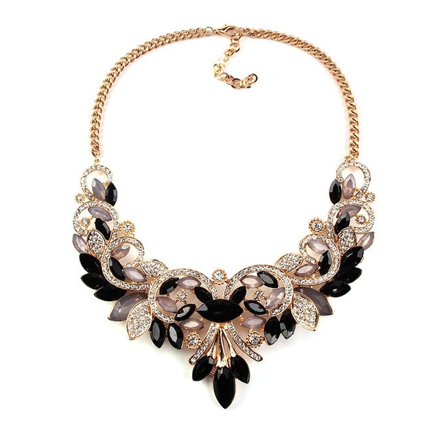 Vintage Crystal Statement Necklaces