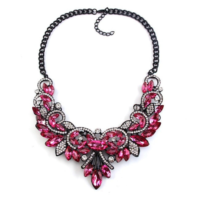 Vintage Crystal Statement Necklaces