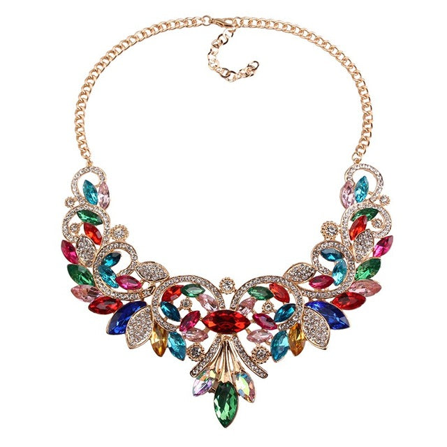 Vintage Crystal Statement Necklaces