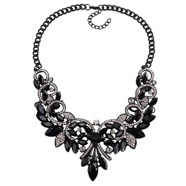 Vintage Crystal Statement Necklaces