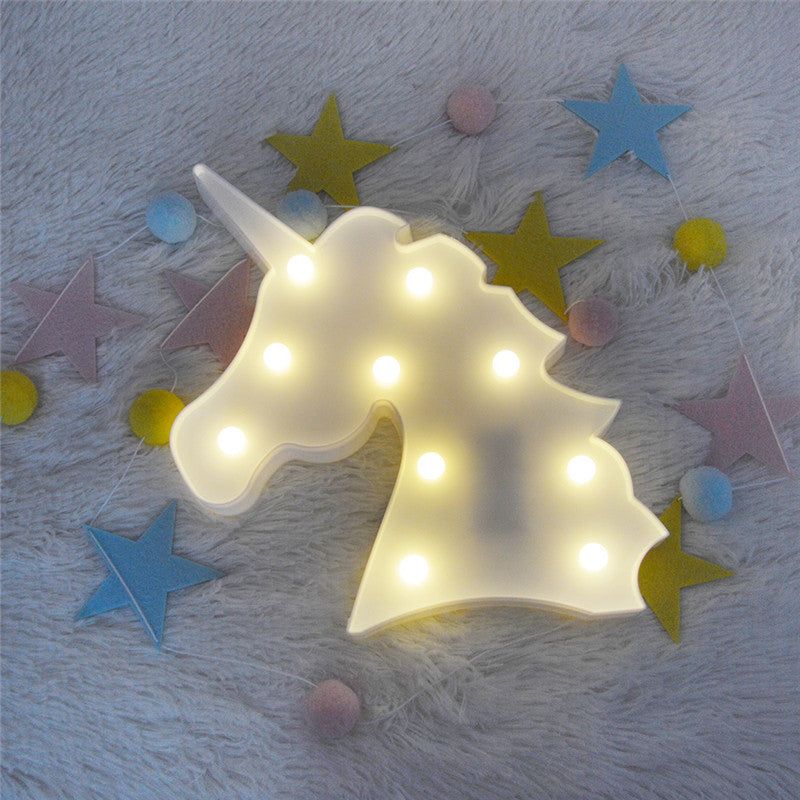 Unicorn Head Led Light