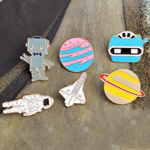Warfare Astronaut Pin badges