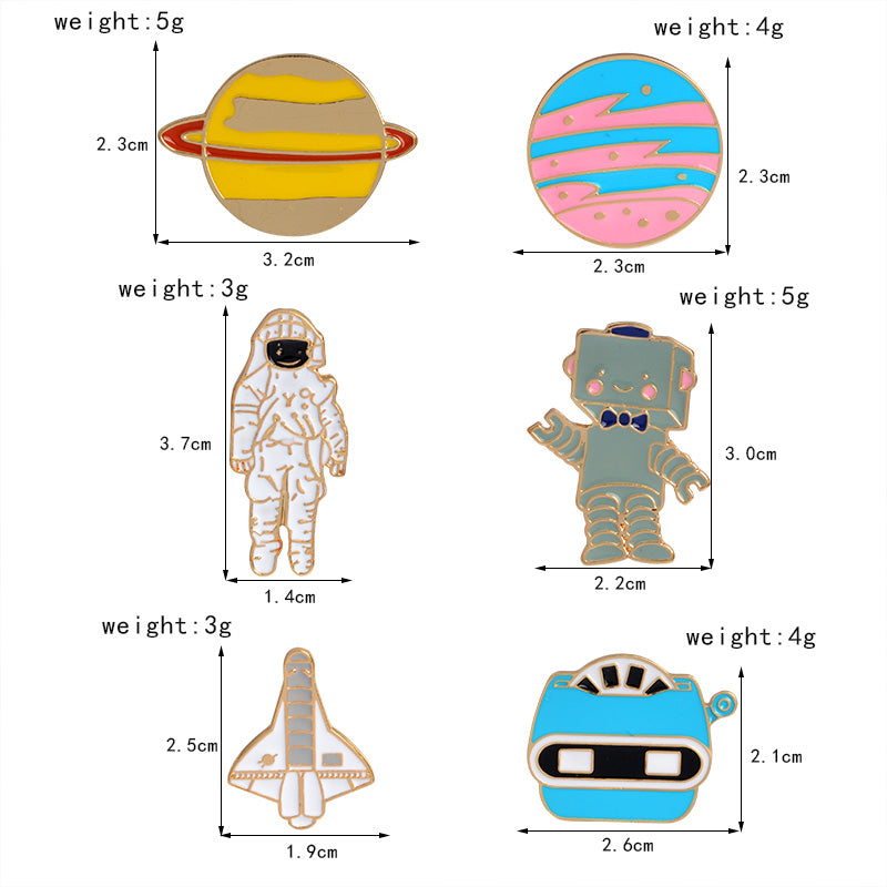 Warfare Astronaut Pin badges