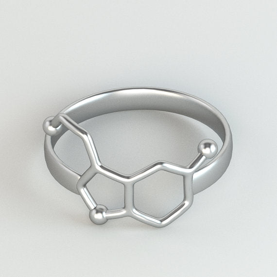 Serotonin Molecule Ring