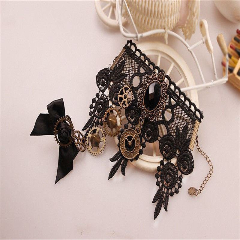 Victorian and Gothic Inspired Steampunk Wristband