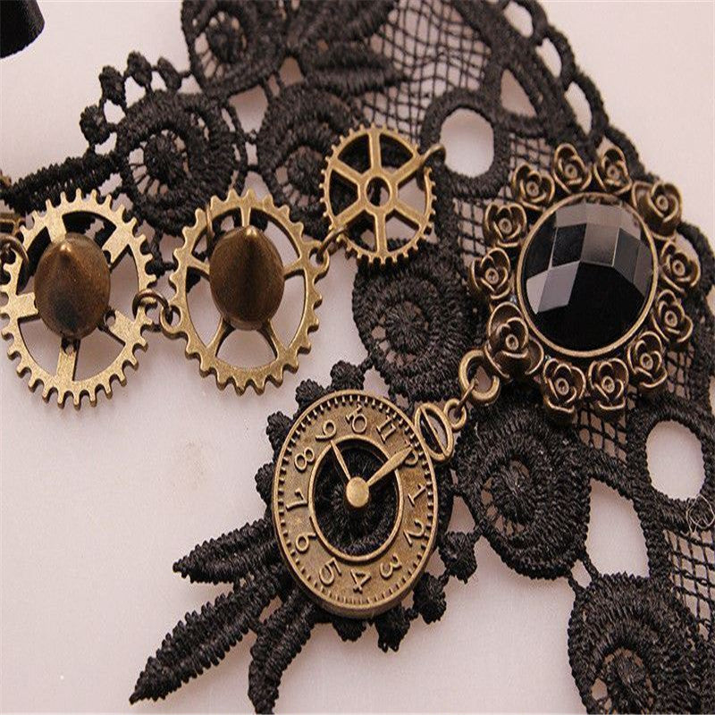 Victorian and Gothic Inspired Steampunk Wristband