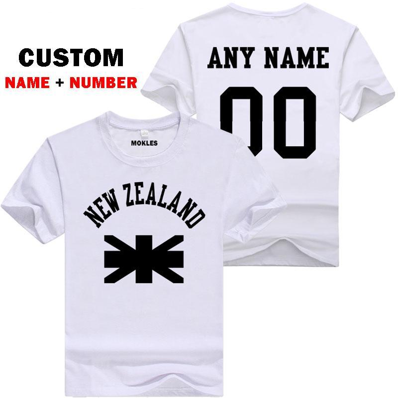 NEW ZEALAND Shirt with Customized Name and Jersey Number