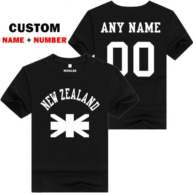 NEW ZEALAND Shirt with Customized Name and Jersey Number