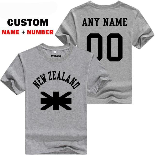 NEW ZEALAND Shirt with Customized Name and Jersey Number