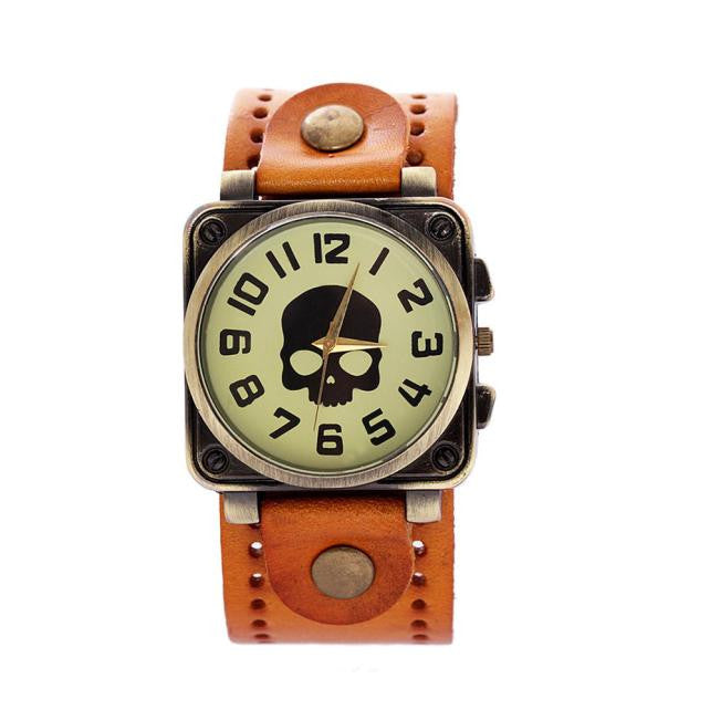 Vintage Quartz Analog Punk Watch
