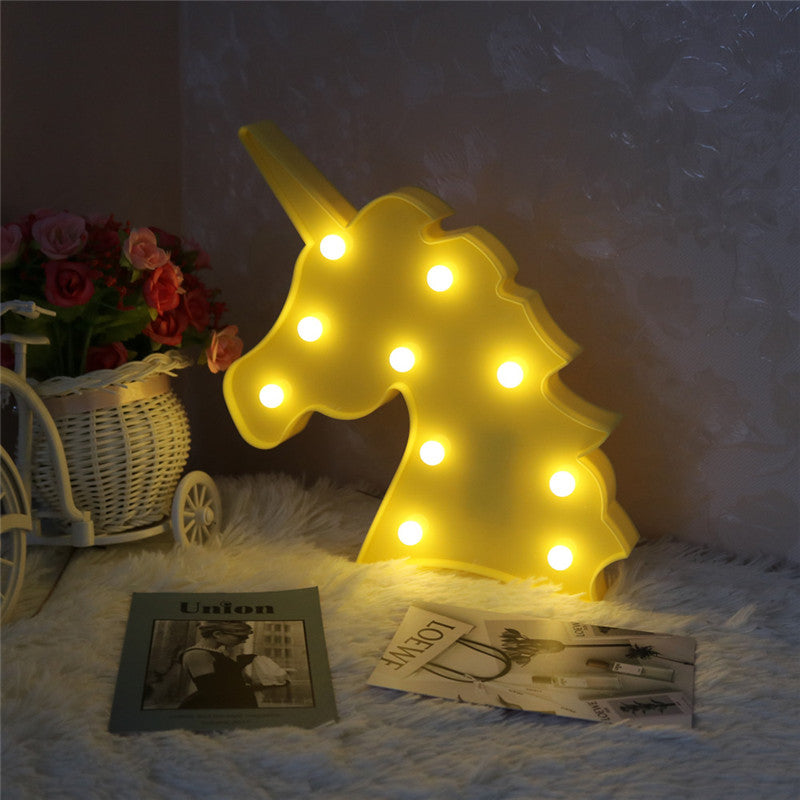 Unicorn Head Led Light