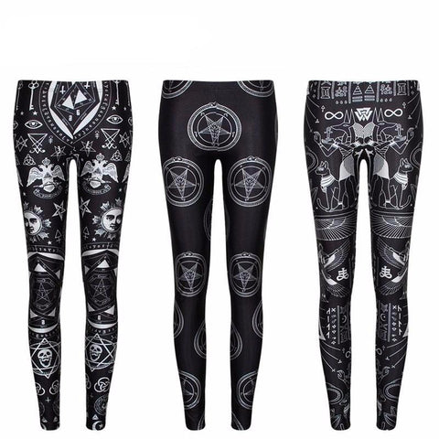 Goth Rock Style Leggings