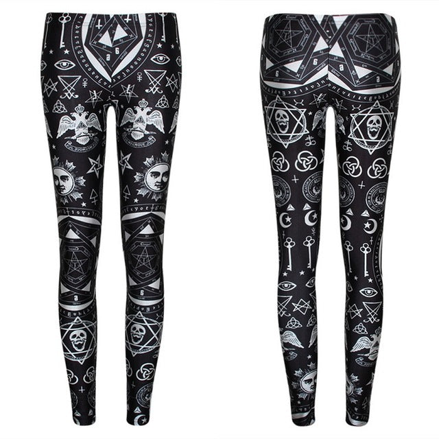 Goth Rock Style Leggings