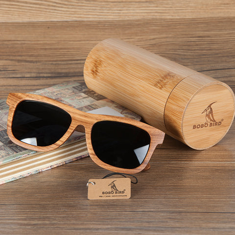 Retro Pear Wood Sunglasses