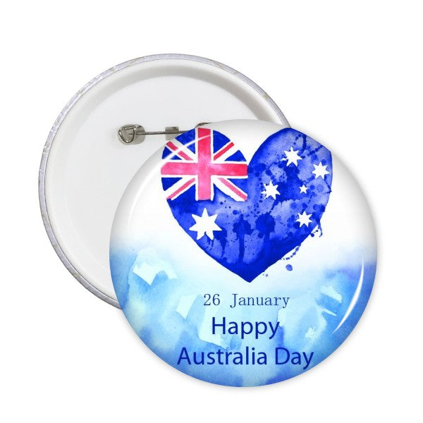 Happy Australia Day Pins Badge