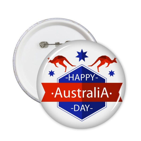 Happy Australia Day Pins Badge