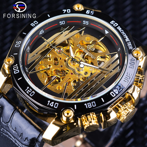 Big Dial Steampunk Designed Luxury Watch