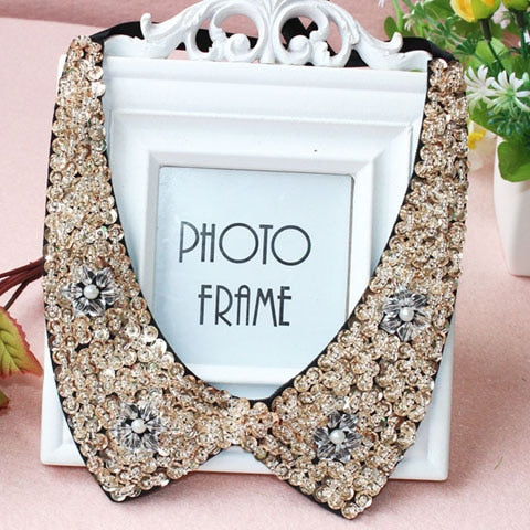 Handmade Jewelry Vintage Crystal Collar