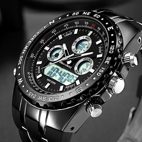 Sport Wrist Watch Men with LED display